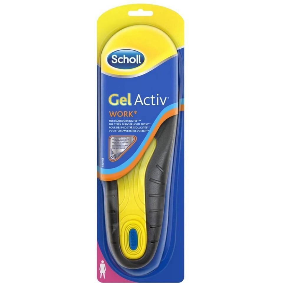 Scholl Gel Activ Inlegzolen Work Vrouw - Maat 38-41 - 1 Paar