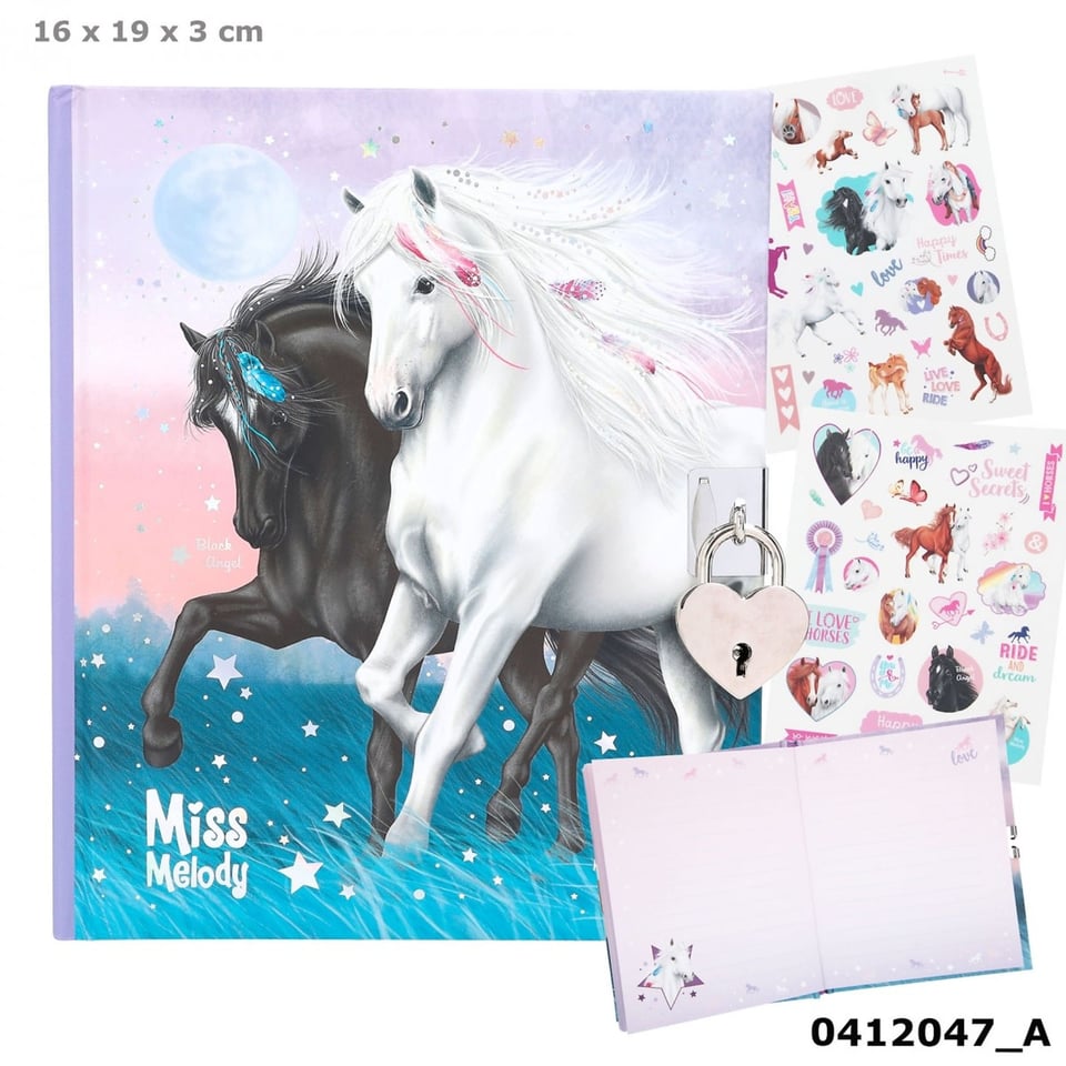 Depesche Dagboek Met Stickers Miss Melody Full Moon 5+