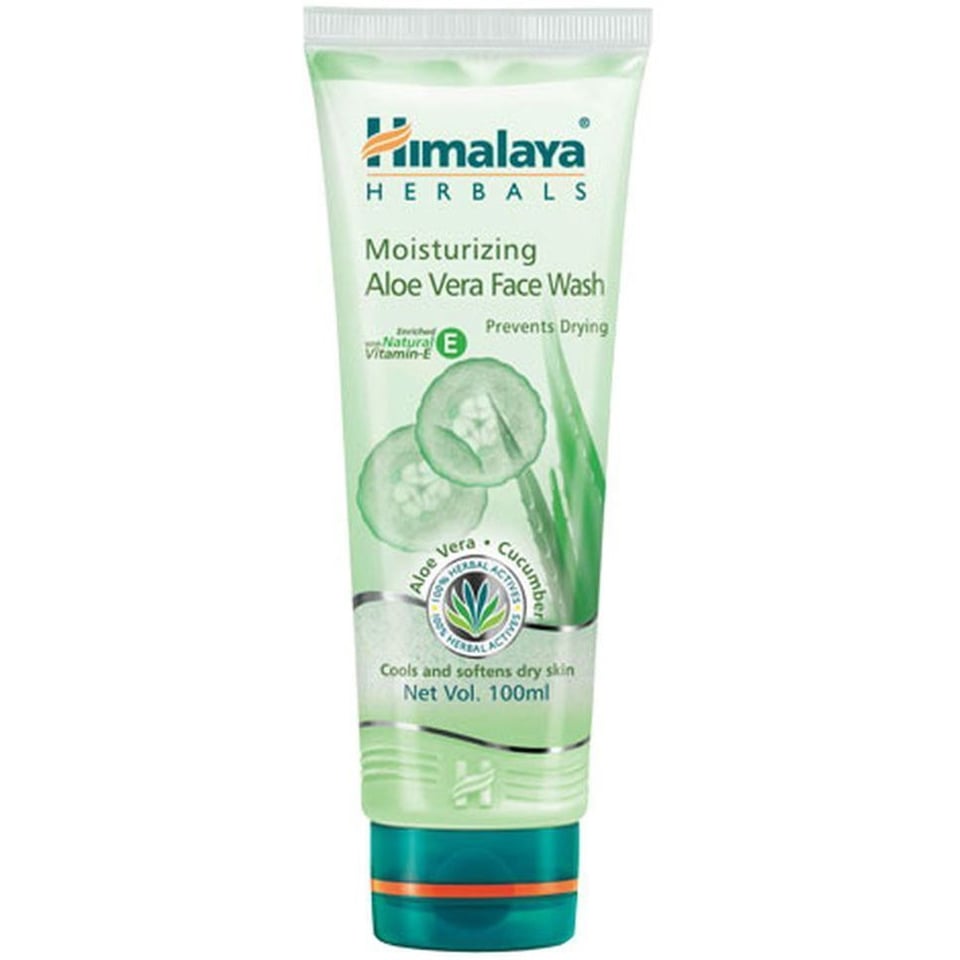 Himalaya Herbals Moisturizing Aloe Vera Face Wash Relief For Dry Skin 100Ml