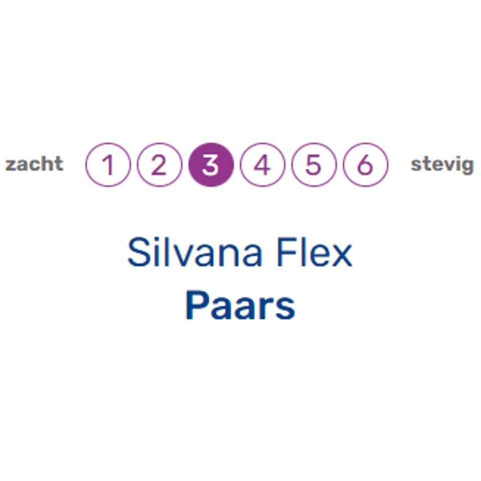 Silvana Flex Paars Zacht 12 Cm Hoofdkussen