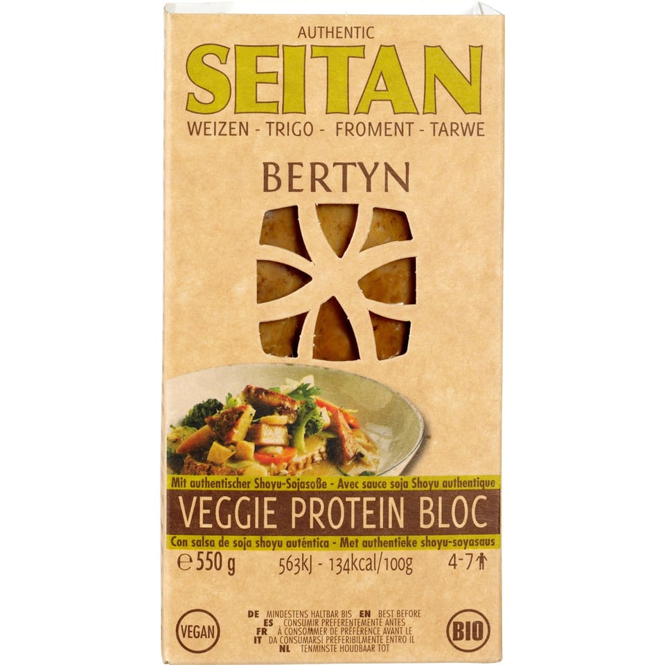 Seitan-Tarwe Veggie Protein Bloc