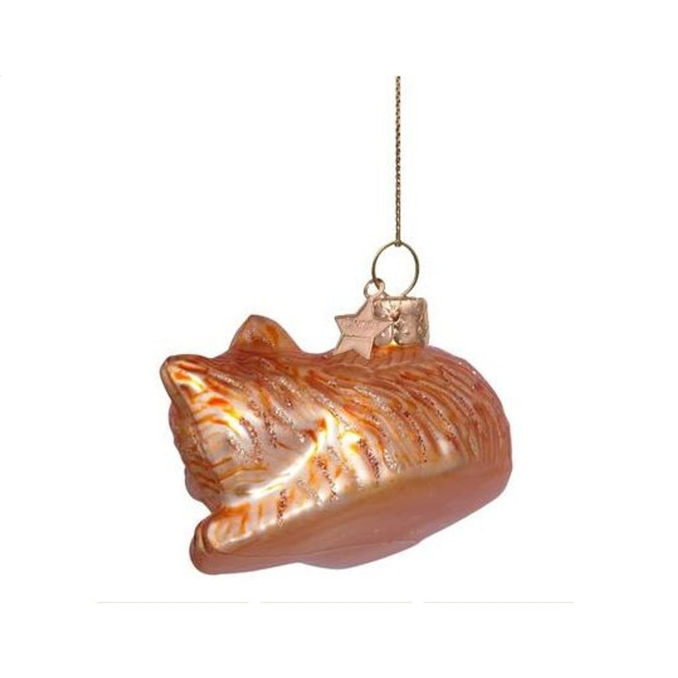 Kerstbal Slapende Kat