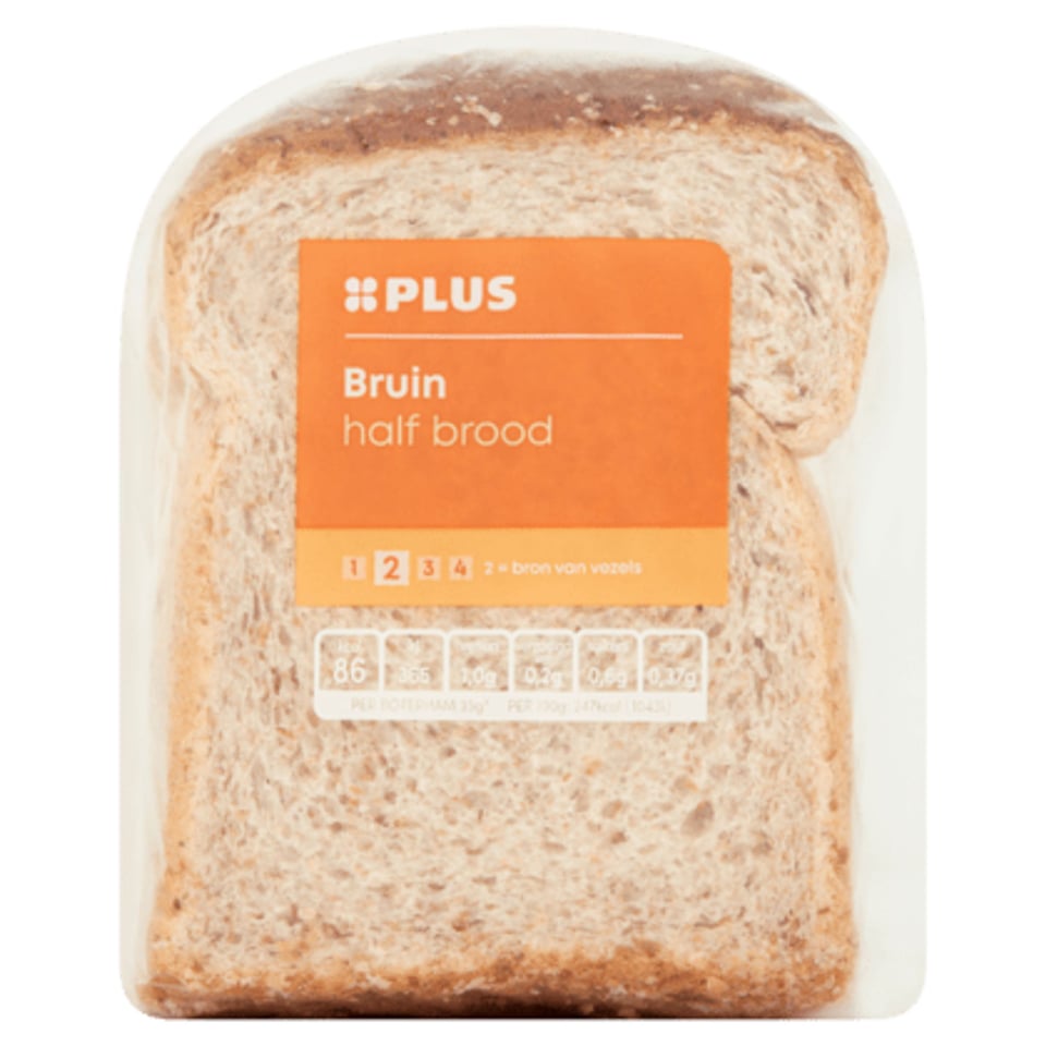 PLUS Rond Bruin Half