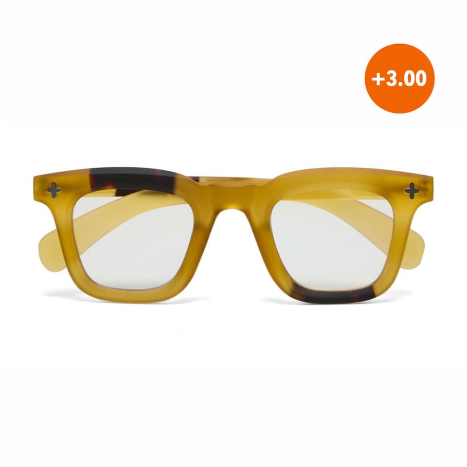 Leesbril FIRENZE Square Yellow Havana OK058Y3H