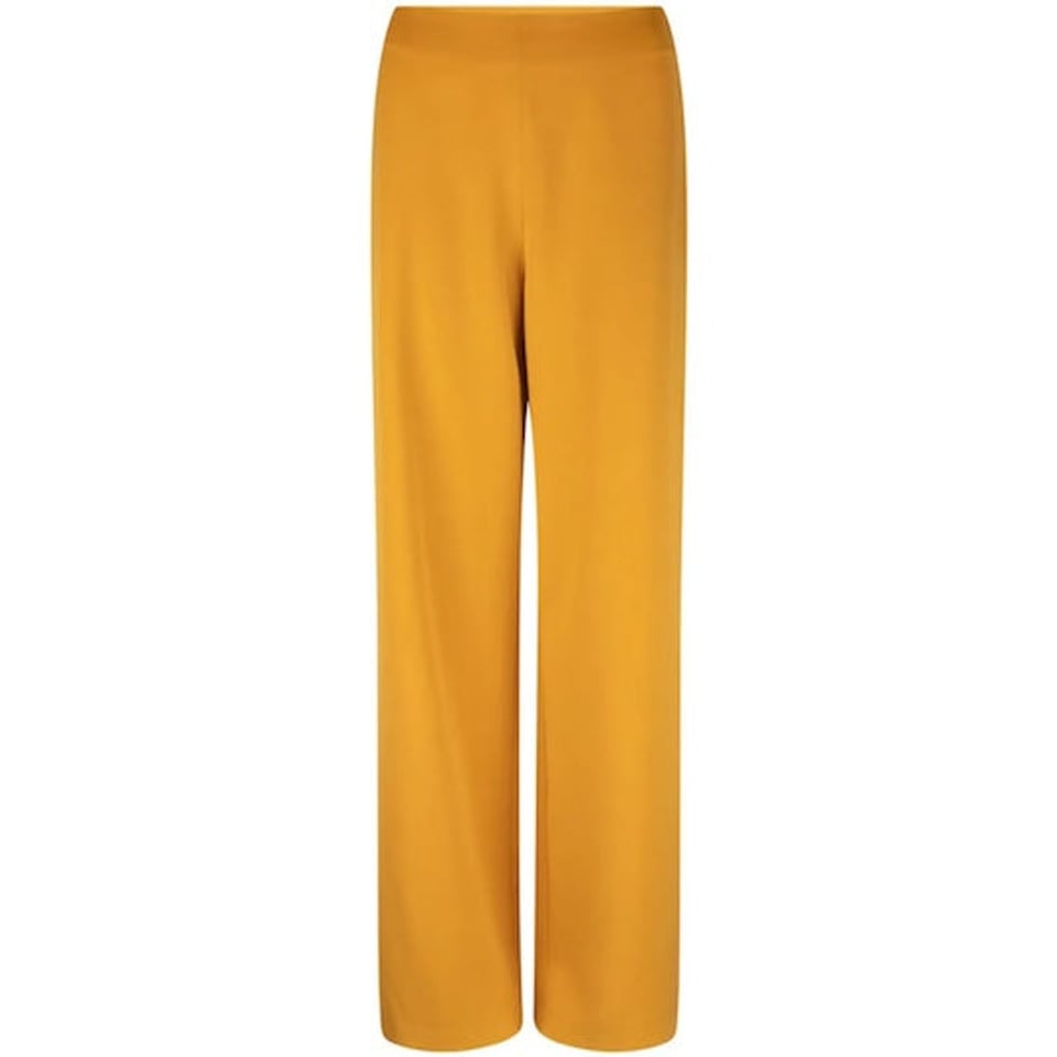 VERY CHERRY Marlene Pants Yellow gabardine