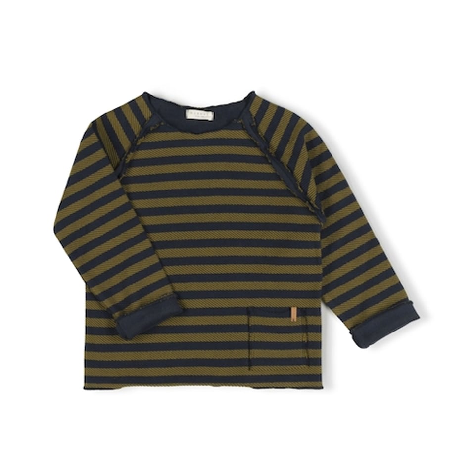 Nixnut Raw Shirt Night Stripe