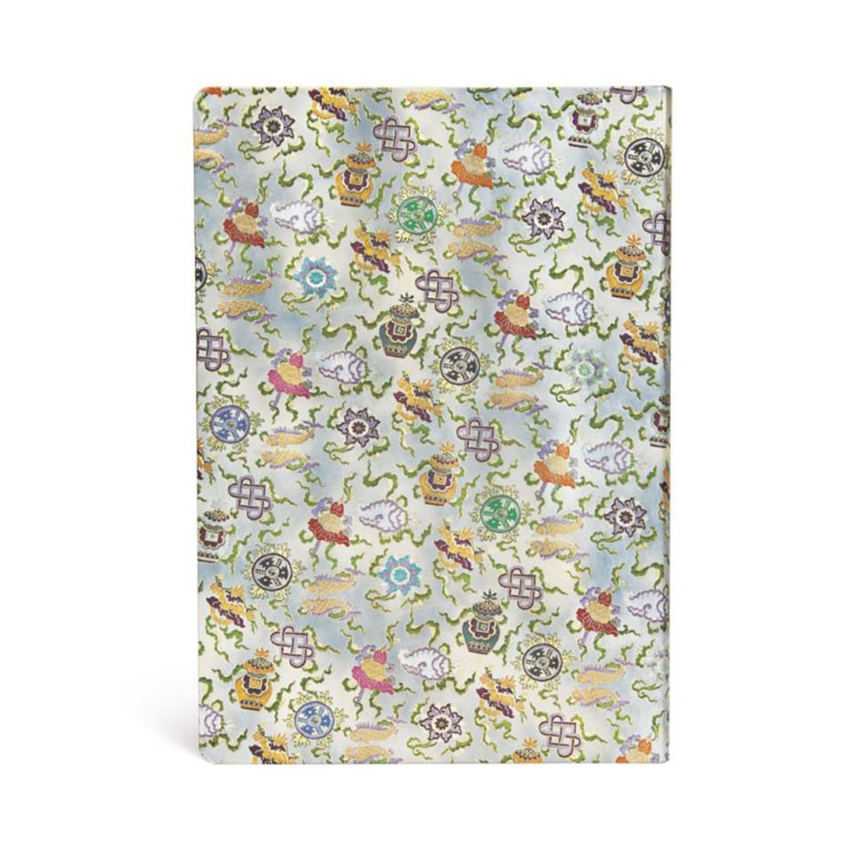 Paperblanks Notebook Grande Plain Shankha - 21 x 30 cm / Silver, Green, Various