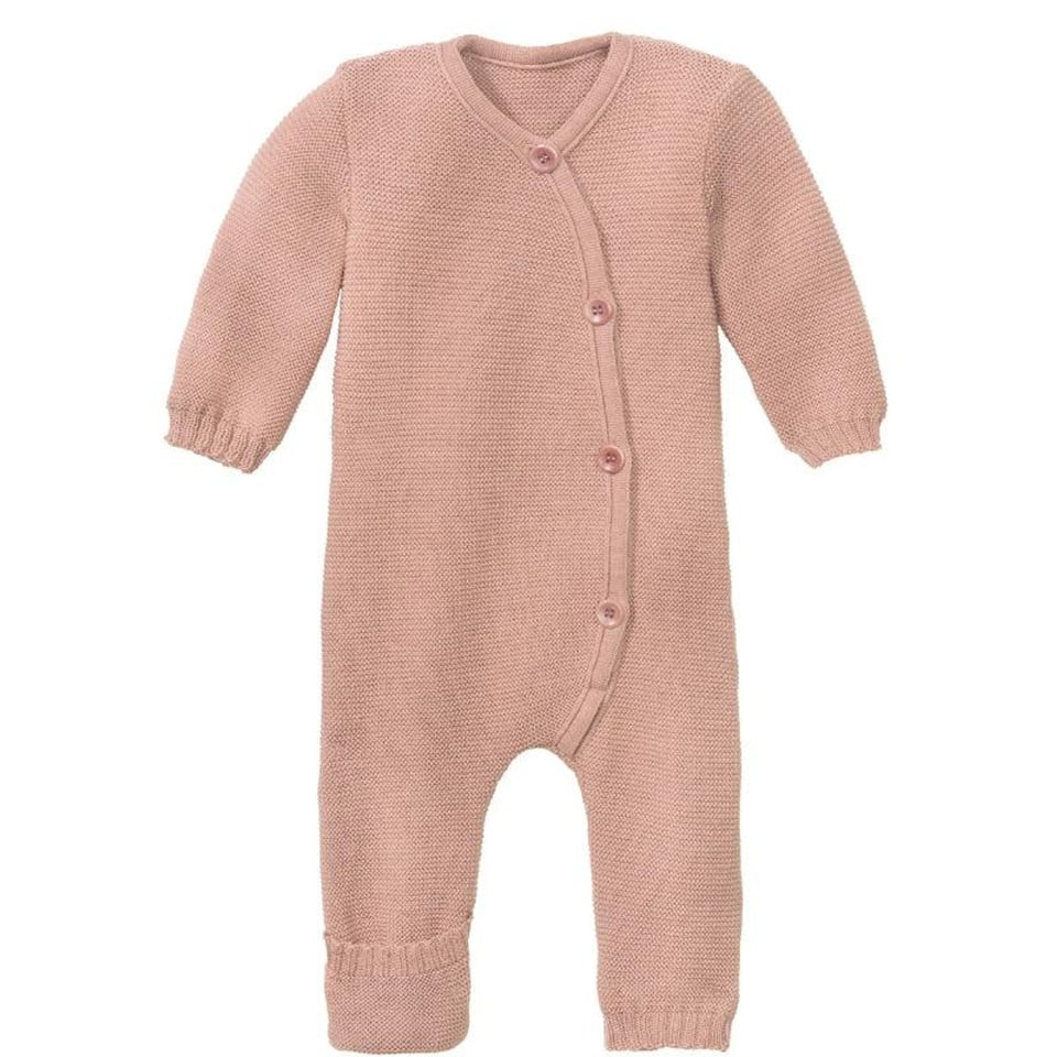 Gebreide Wollen Jumpsuit - Roze (Disana)