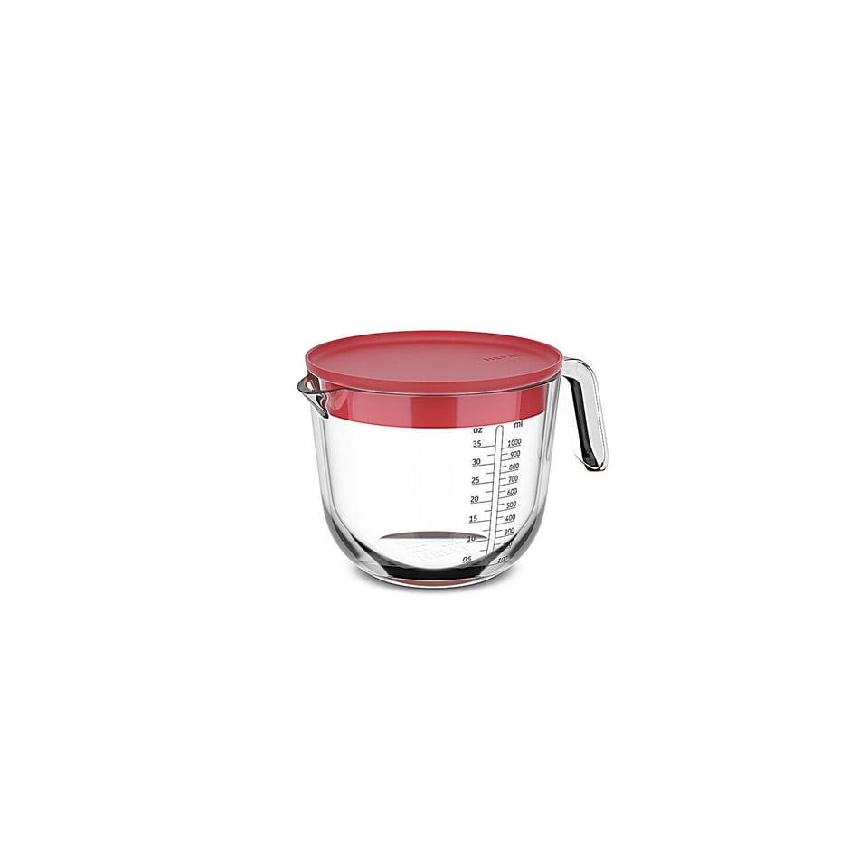 Mepal Chef It Glas Maatbeker 1000ml Coral