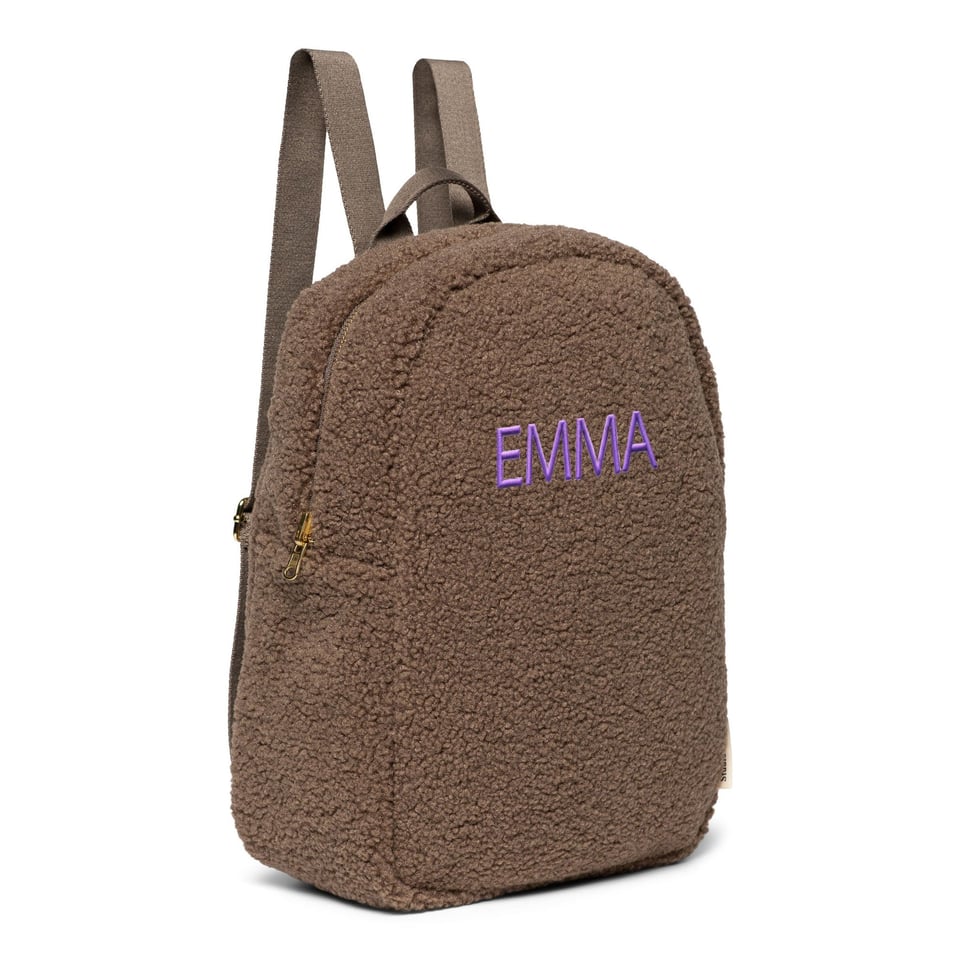 Brown Teddy Mini Backpack