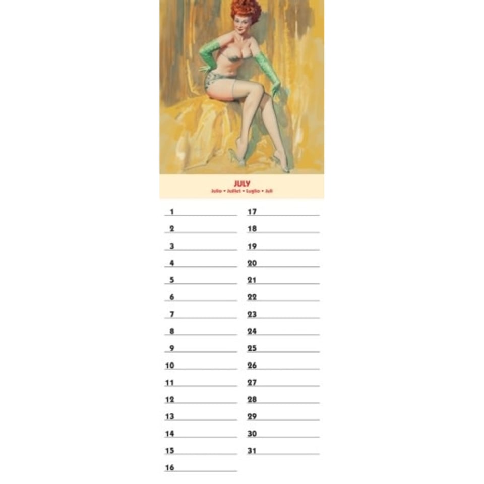 Pin Up History Verjaardagskalender