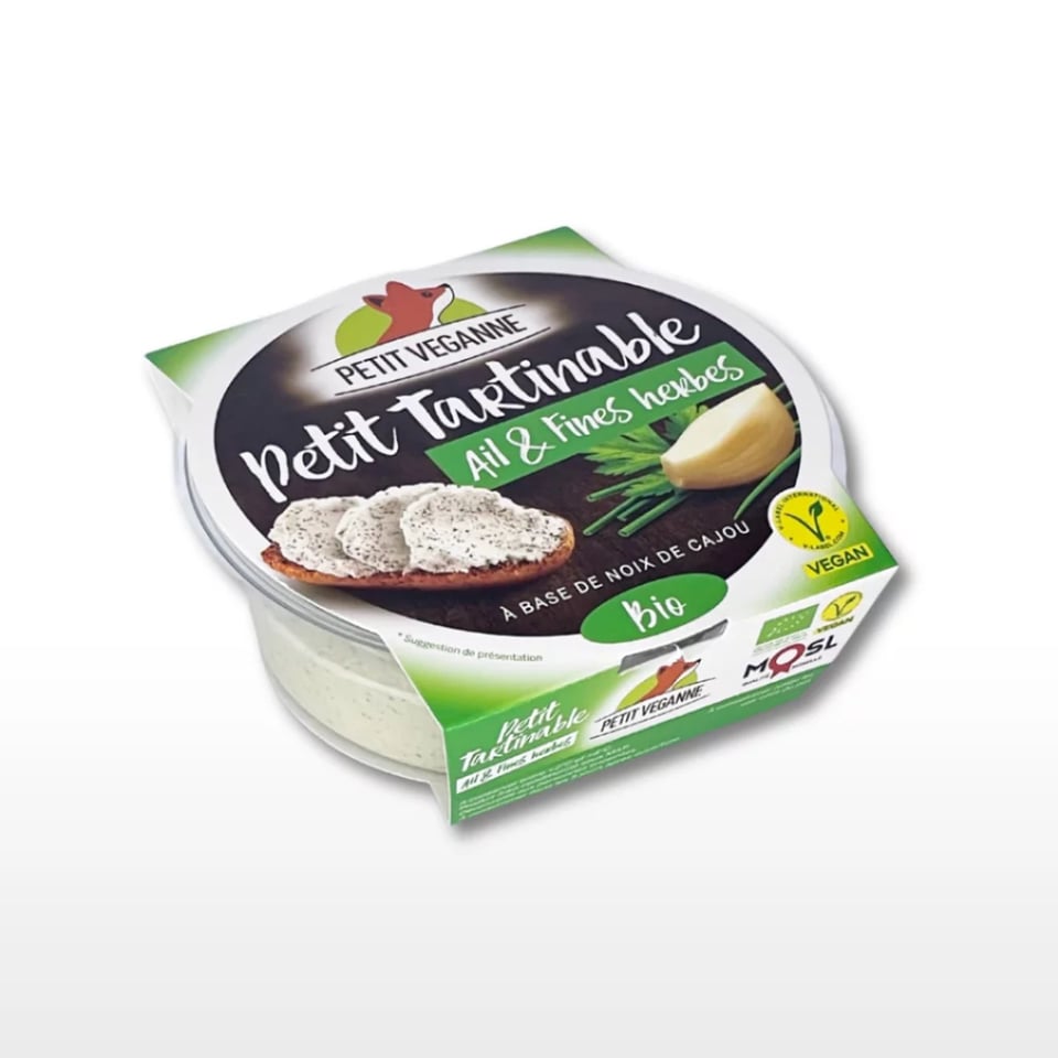 Petit Veganne Tartinable Ail & Fines Herbs Bio 100g*THT 30.11.2024*