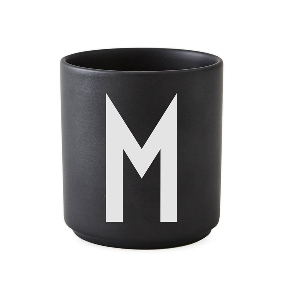 Design Letters Porseleinen Lettermok ZWART (Alleen Nog: H, O, Y)