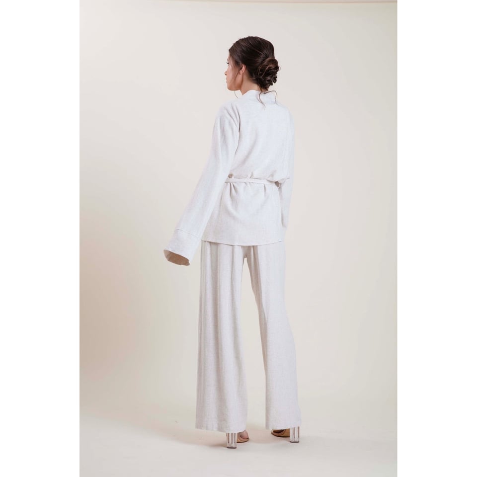 Linen Kimono Blouse jasje