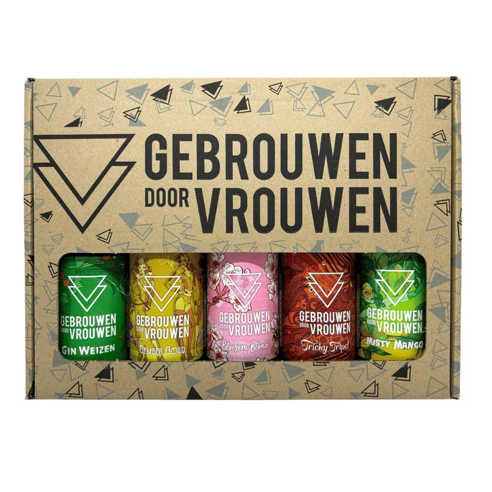 Gebrouwen Door Vrouwen Cadeauverpakking 5-Pack