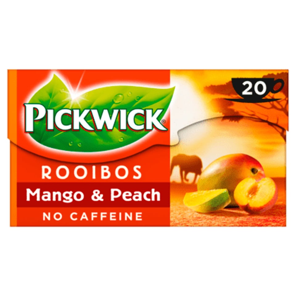 Pickwick Mango & Perzik Rooibos Thee