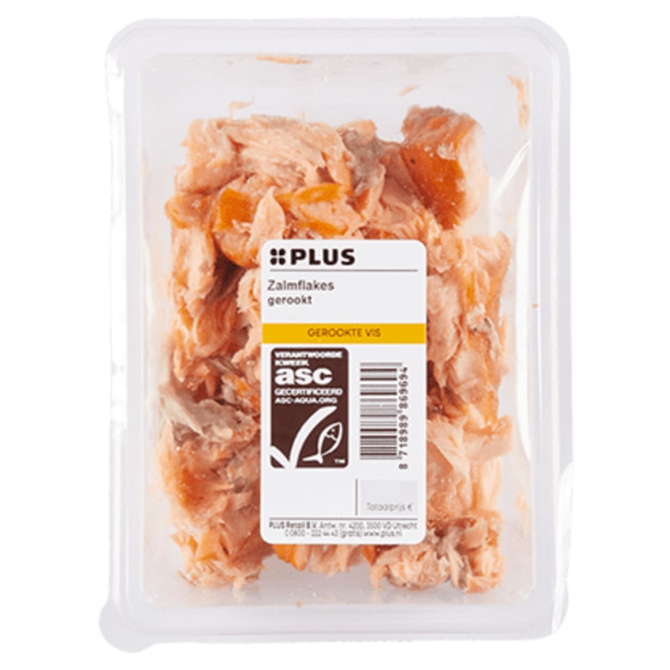 PLUS Warm Gerookte Zalm Flakes