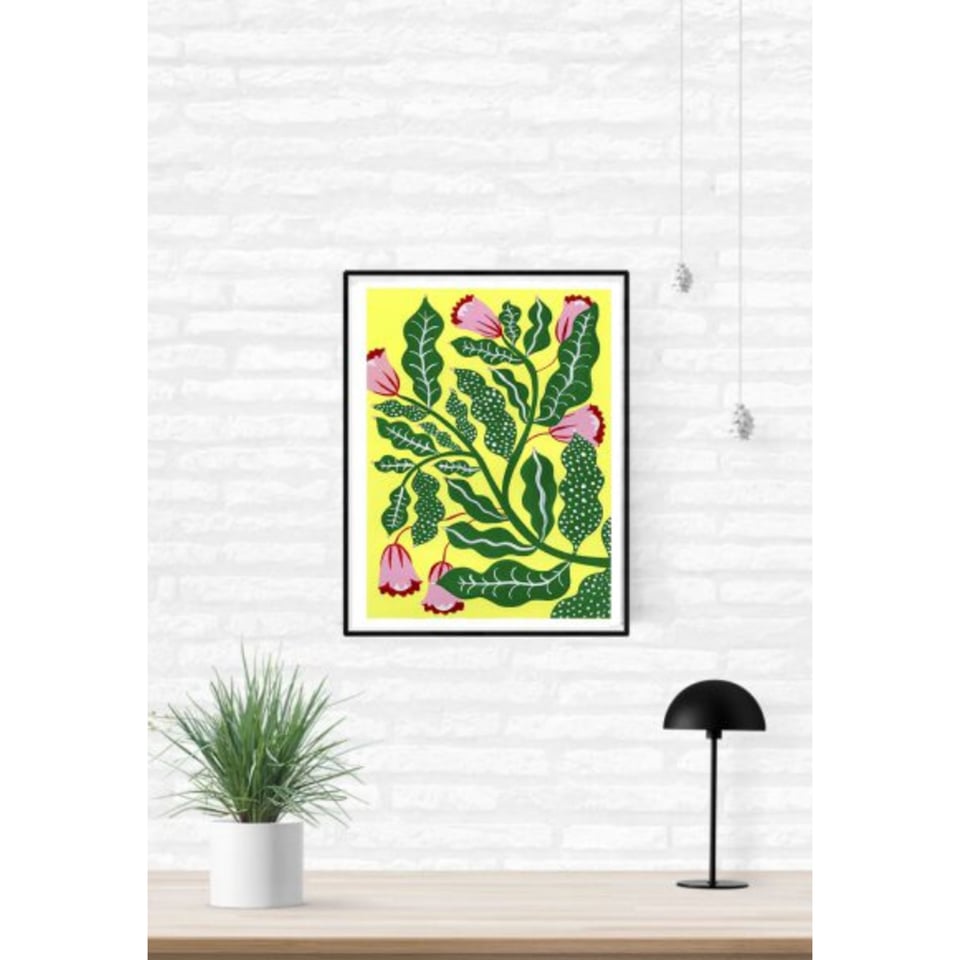 Print Green Plants 30x42
