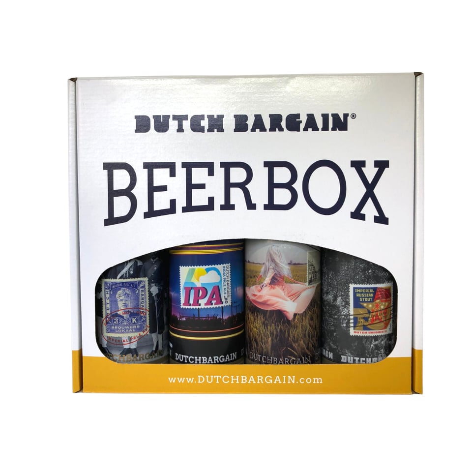 Dutch Bargain Beerbox Cadeauverpakking 4-Pack
