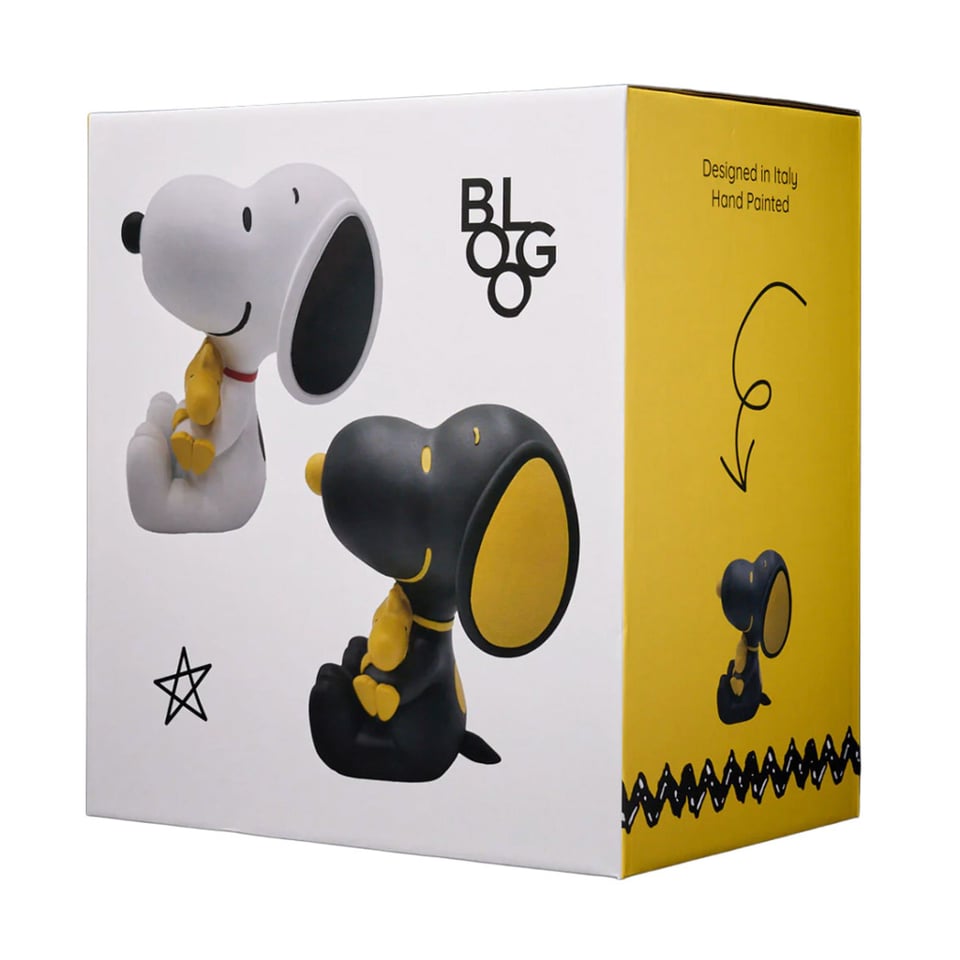 Beeld Snoopy & Woodstock Wit Kunststof 14x25cm