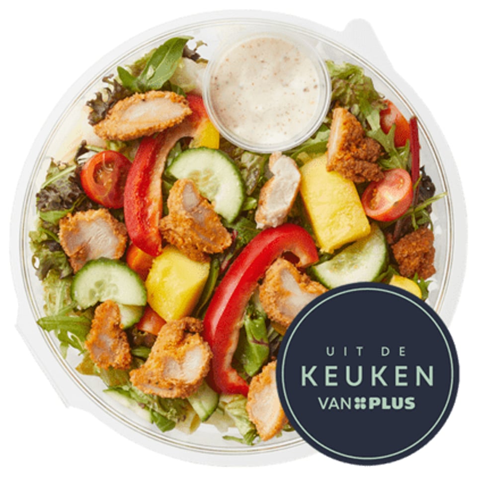 Uit De Keuken Van PLUS Salade Gegrilde Kip Met Mango