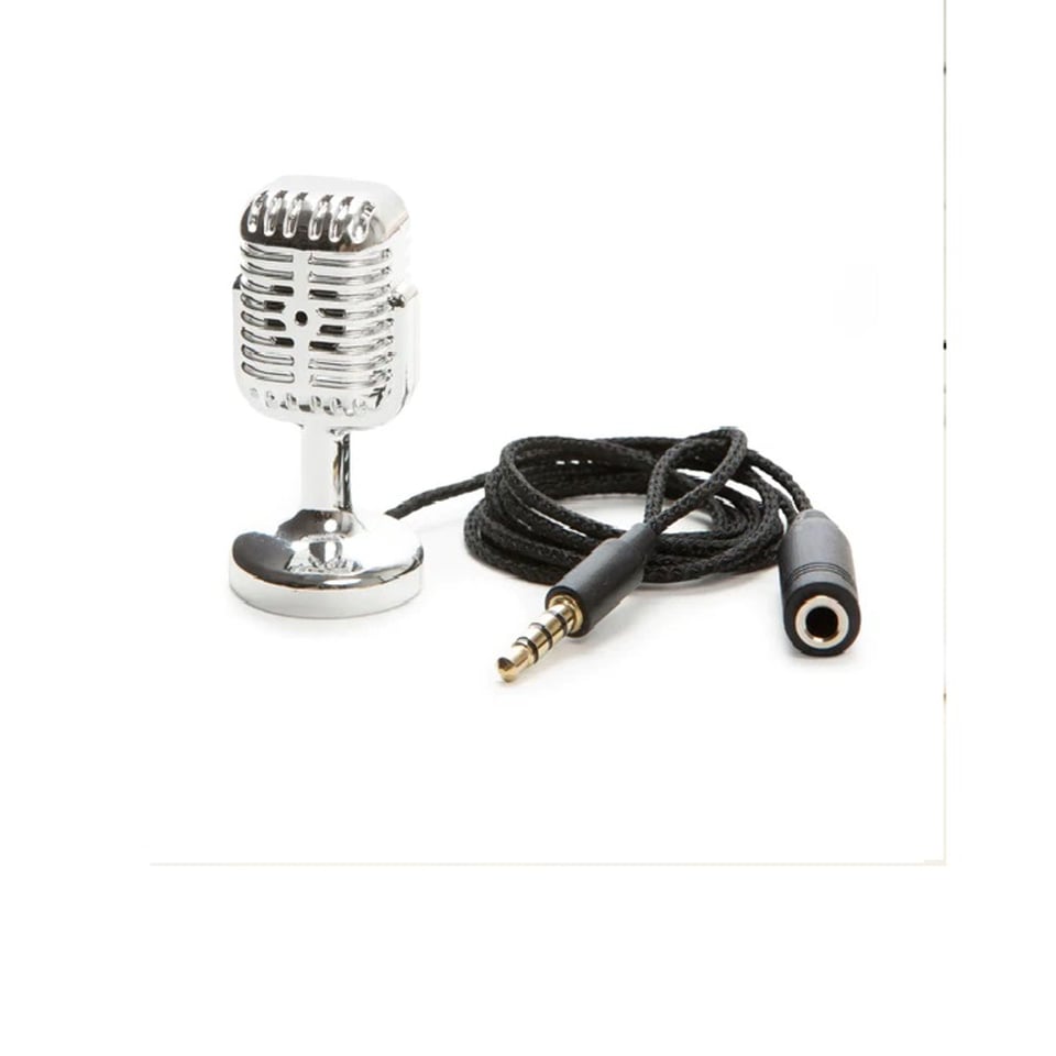 KIKKERLAND Retro Karaoke Microfoon