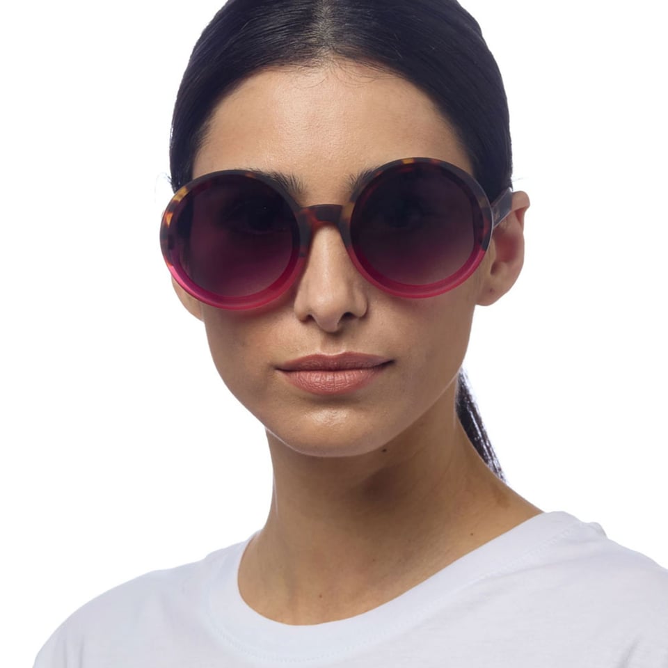 Zonnebril MONICA Round Havana Pink OK014-HP