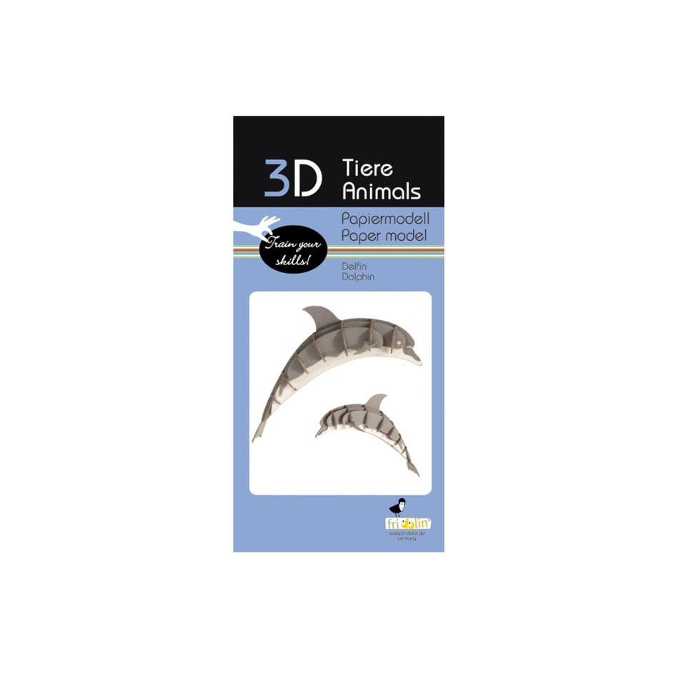 3D Papier Model Dolfijnen