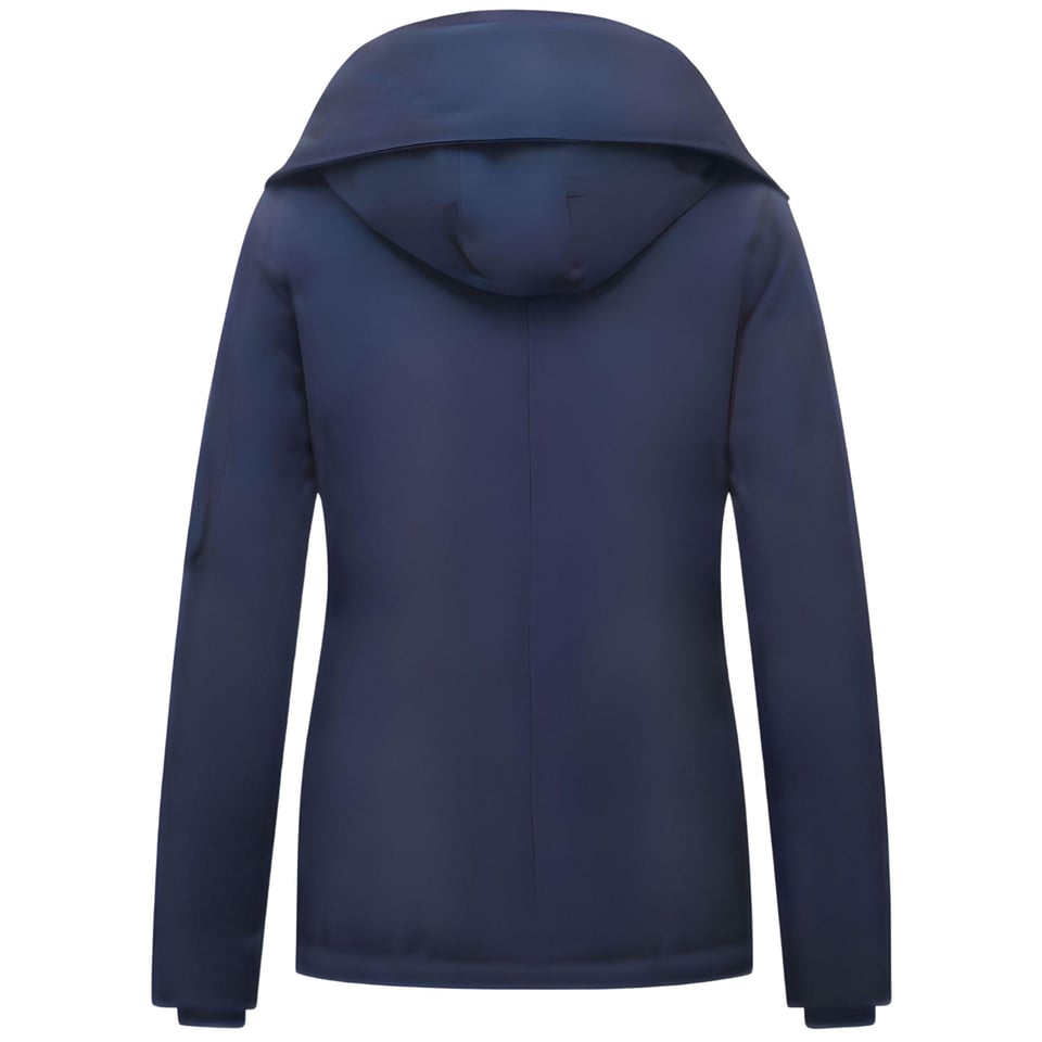 Getailleerde Korte Winterjas Dames - 503 - Blauw