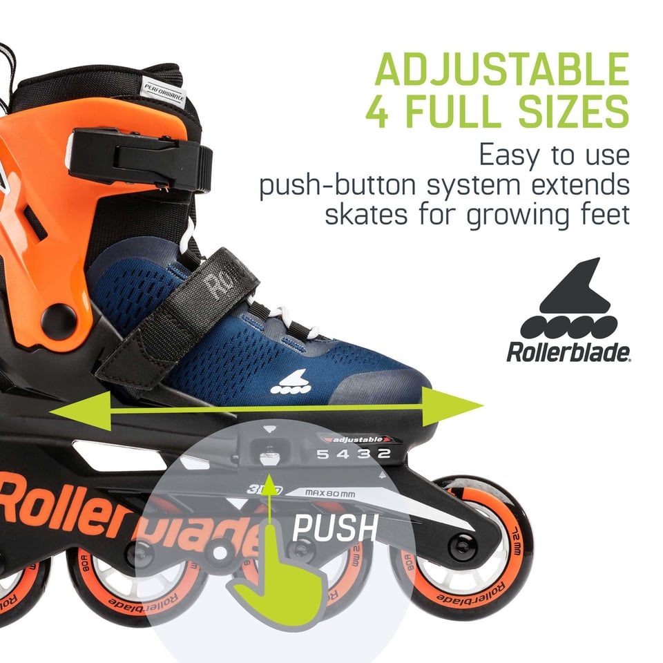 Rollerblade Rollerblade Microblade Free 3WD (JR) Anthracite / Lime