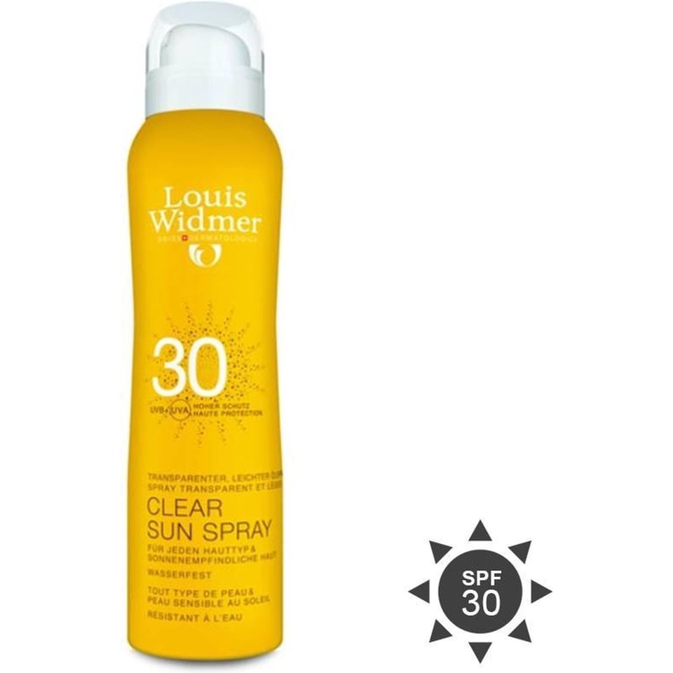 Louis Widmer Clear Sun Spray Met Parfum Zonnespray 125 Ml