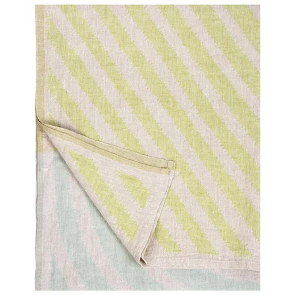 Metsälampi, Linnen Badlaken, Rose-Grijs-Limegreen