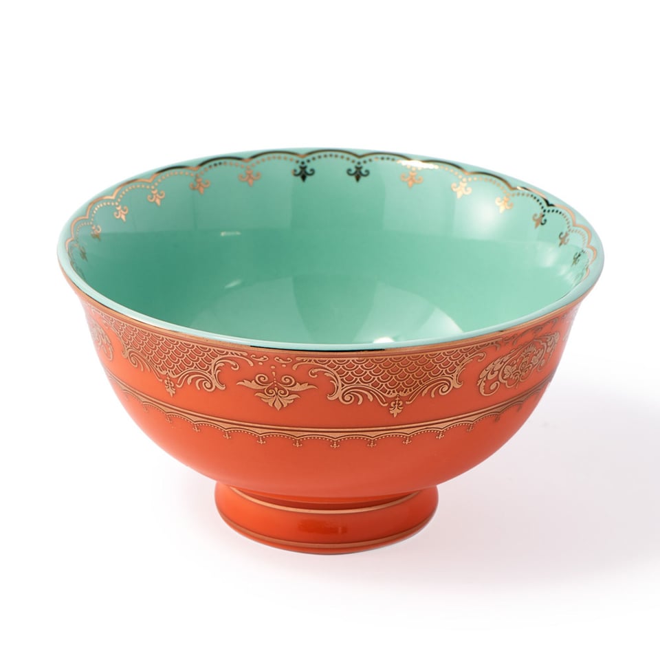 Schaaltjes Grandpa Bowl Multicolor Porselein 12x6cm Set Van 4