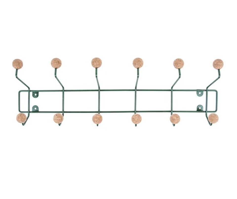 Hat Rack Saturnus Large Green W. Cork