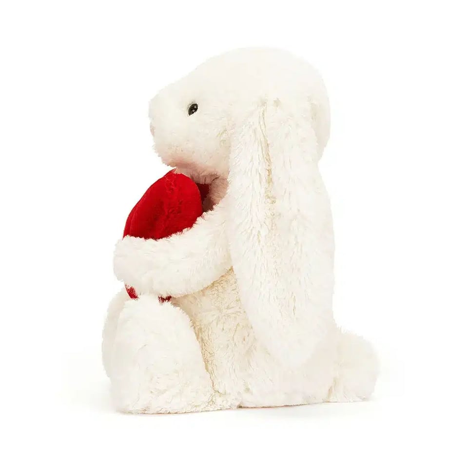 Jellycat Bashful Red Love Heart Bunny Original