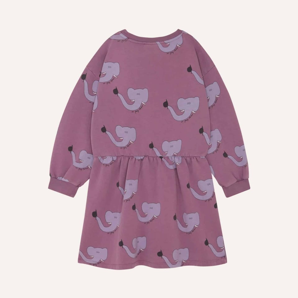 The Campamento Elephants Allover Kids Dress