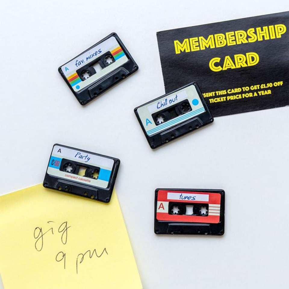 Rex London Mini Music Magneten Cassette