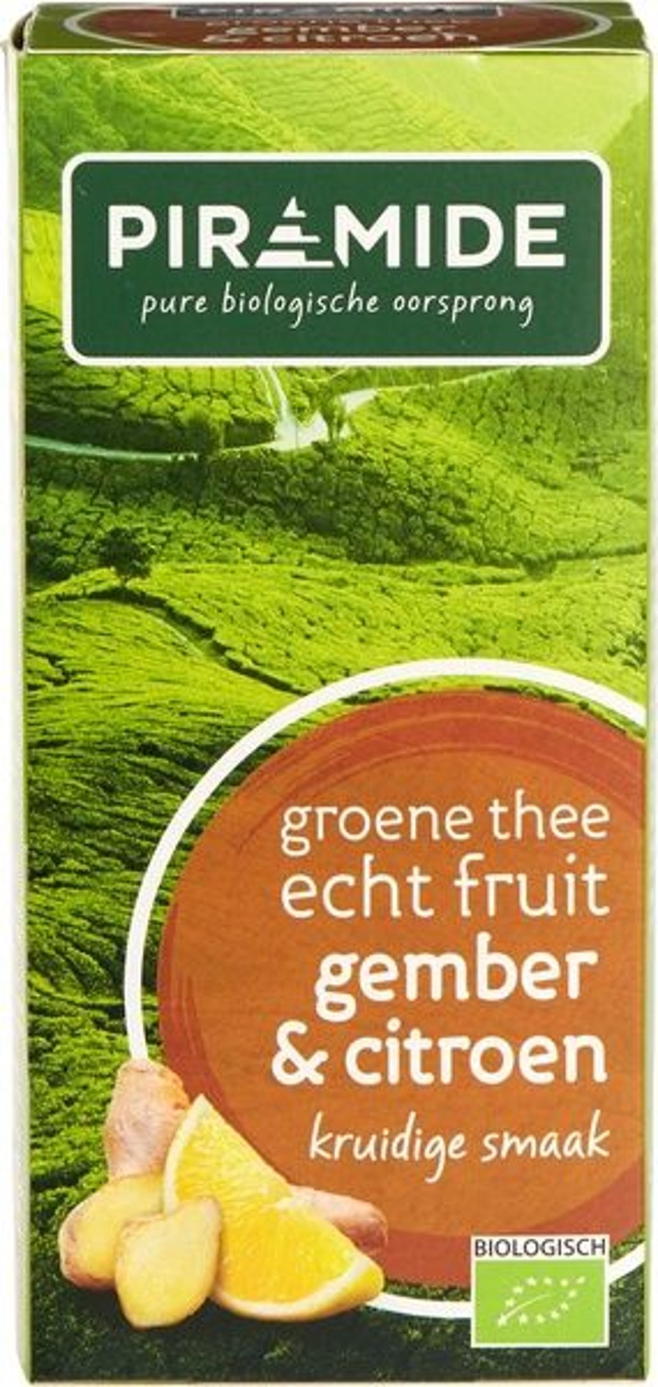 Groene Thee Gember + Citroen 20 Builtje