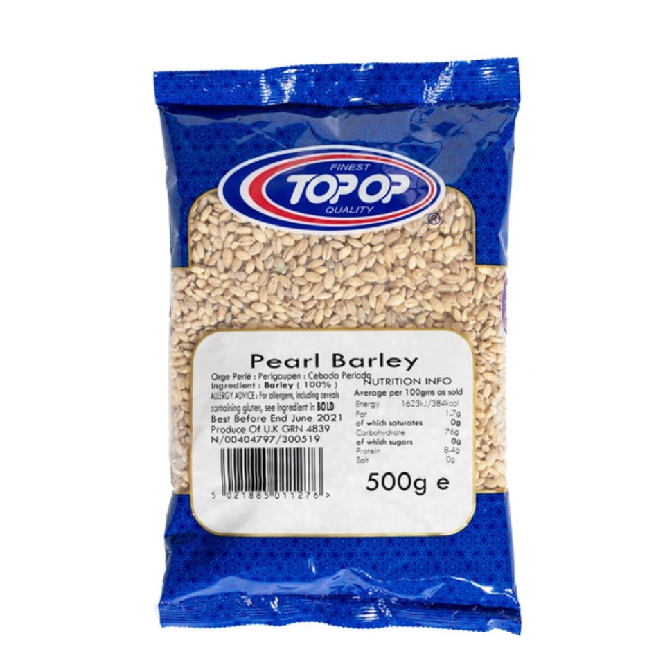 Top Op Pearl Barley 500 Grams