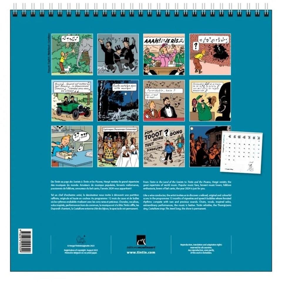Kuifje Kalender 2024