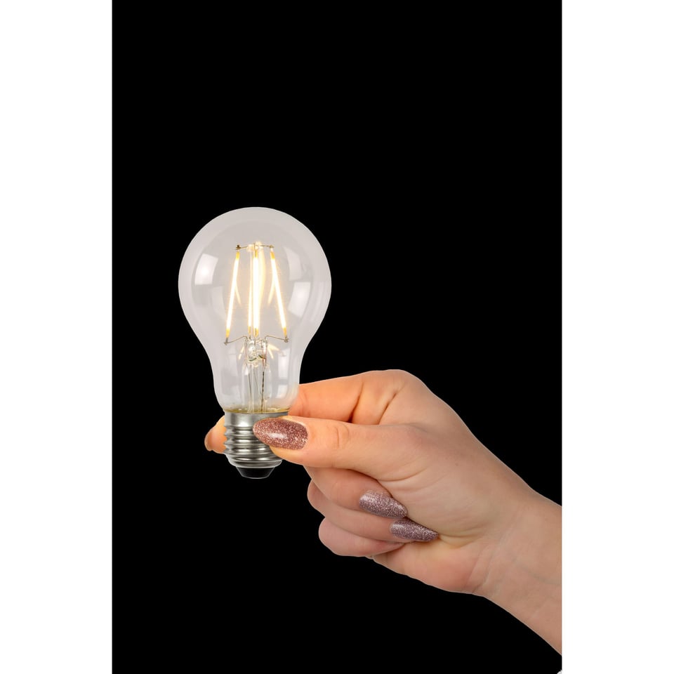 LED BULB - Filament Lamp - Ø 6 Cm - LED Dimb. - E27 - 1x5W 2700K - Transparant