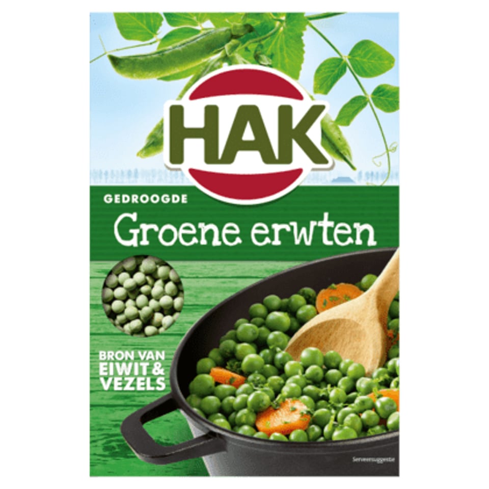 Hak Gedroogde Groene Erwten