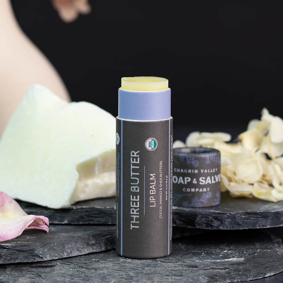 Chagrin Valley Lip Balm Stick Three Butter