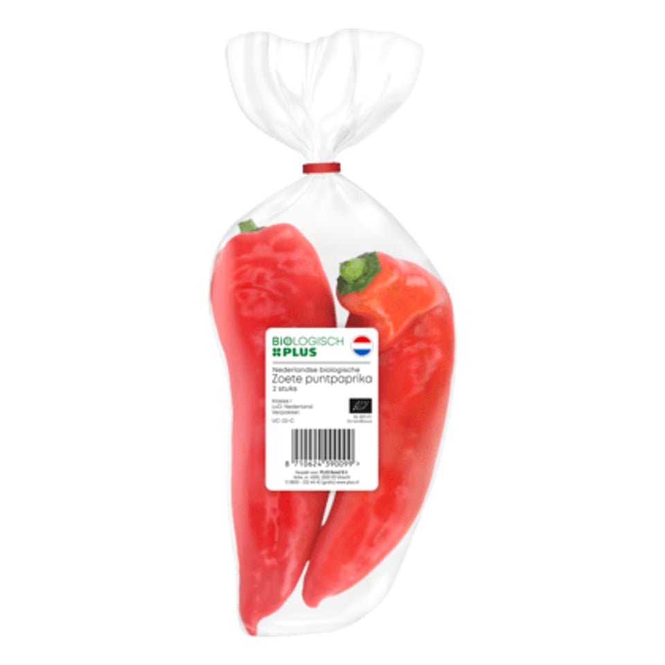 Biologisch PLUS Zoete Puntpaprika Biologisch