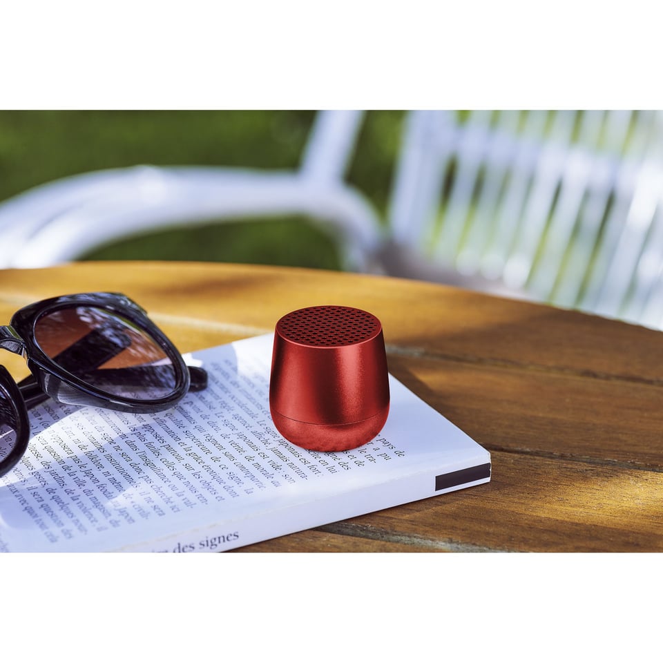 Lexon Mini Speaker Mino Rood