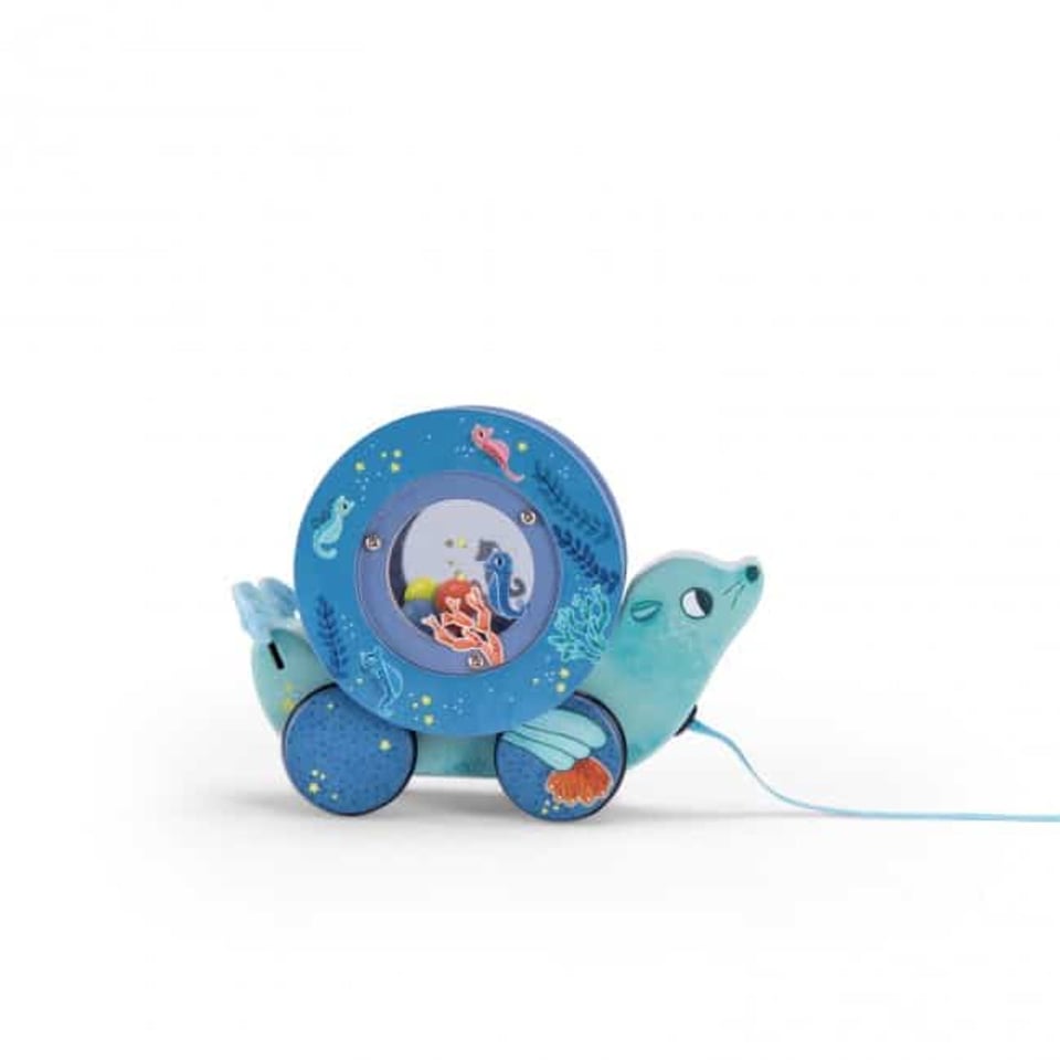 Moulin Roty Trekspeelgoed Op Wielen Zeeleeuw Les Aventures De Paulie