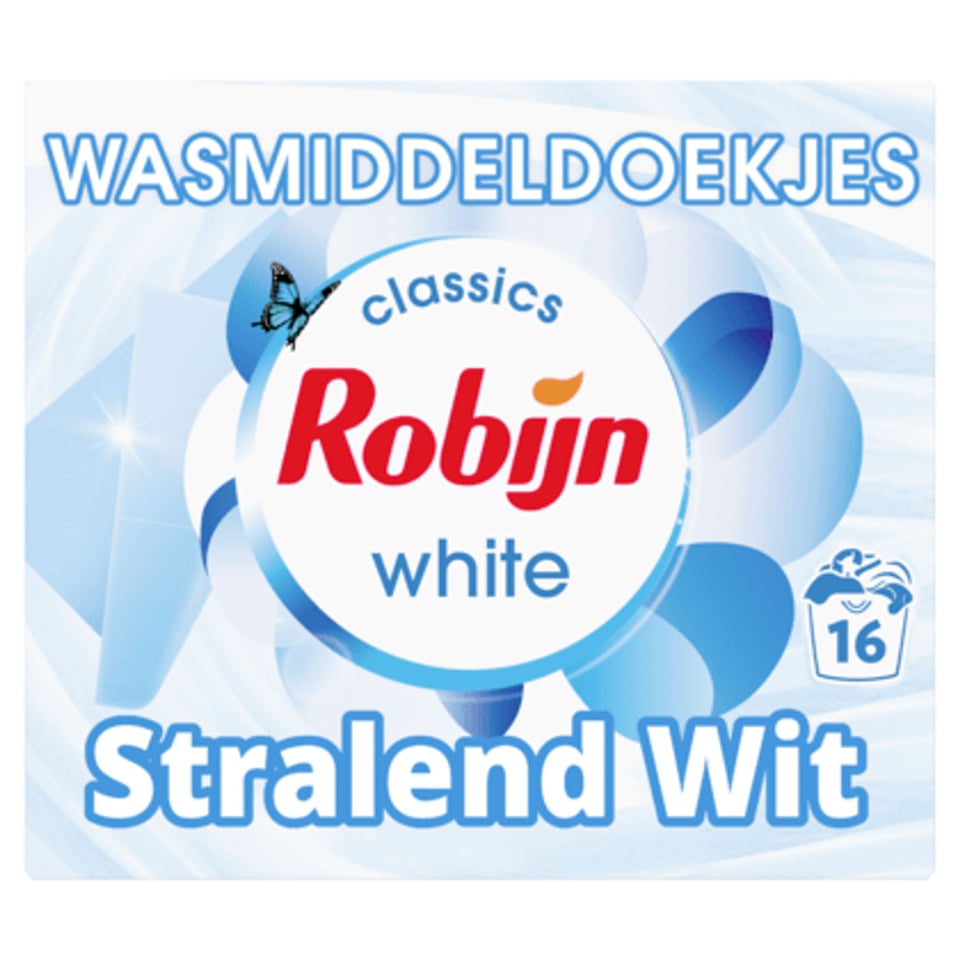 Robijn Wasmiddeldoekjes Stralend Wit