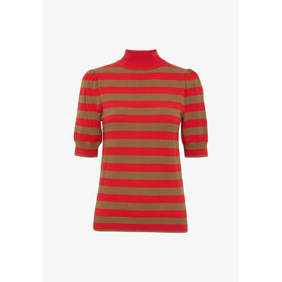 Red Sun - Viscose knitted top