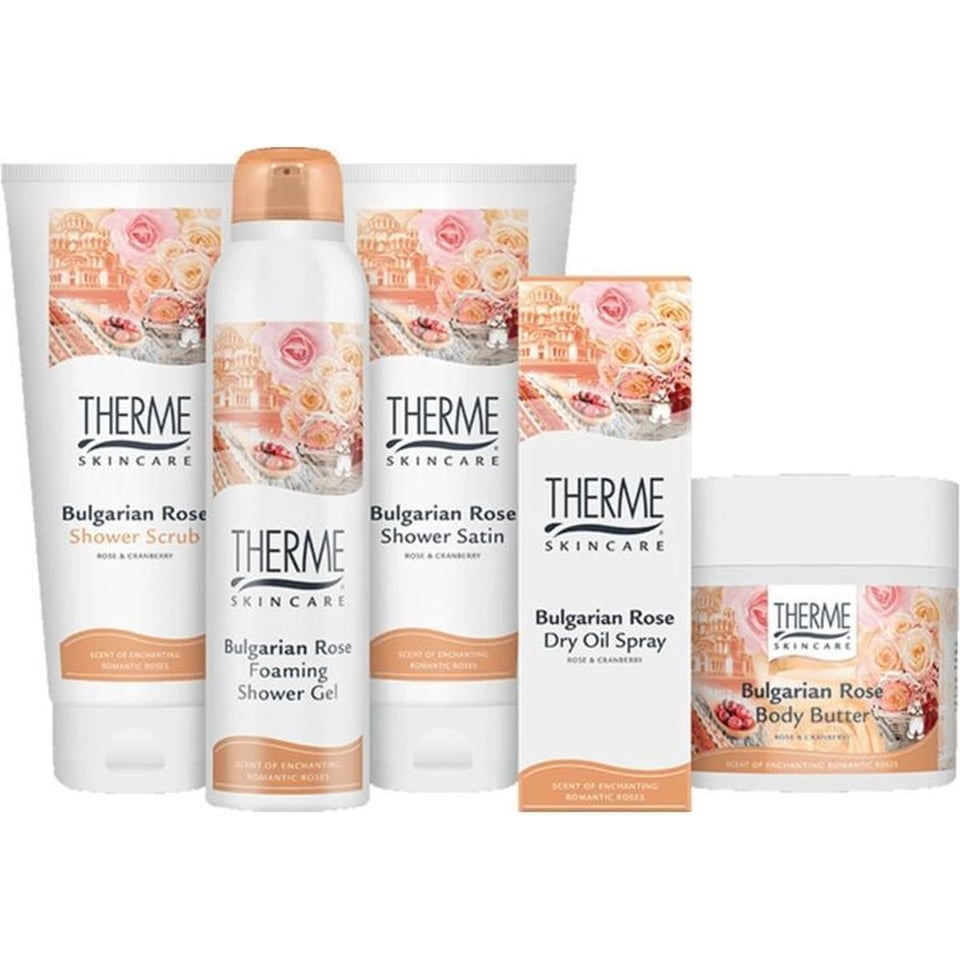 Therme Shower Scrub Bulgarian Rose 200 Ml
