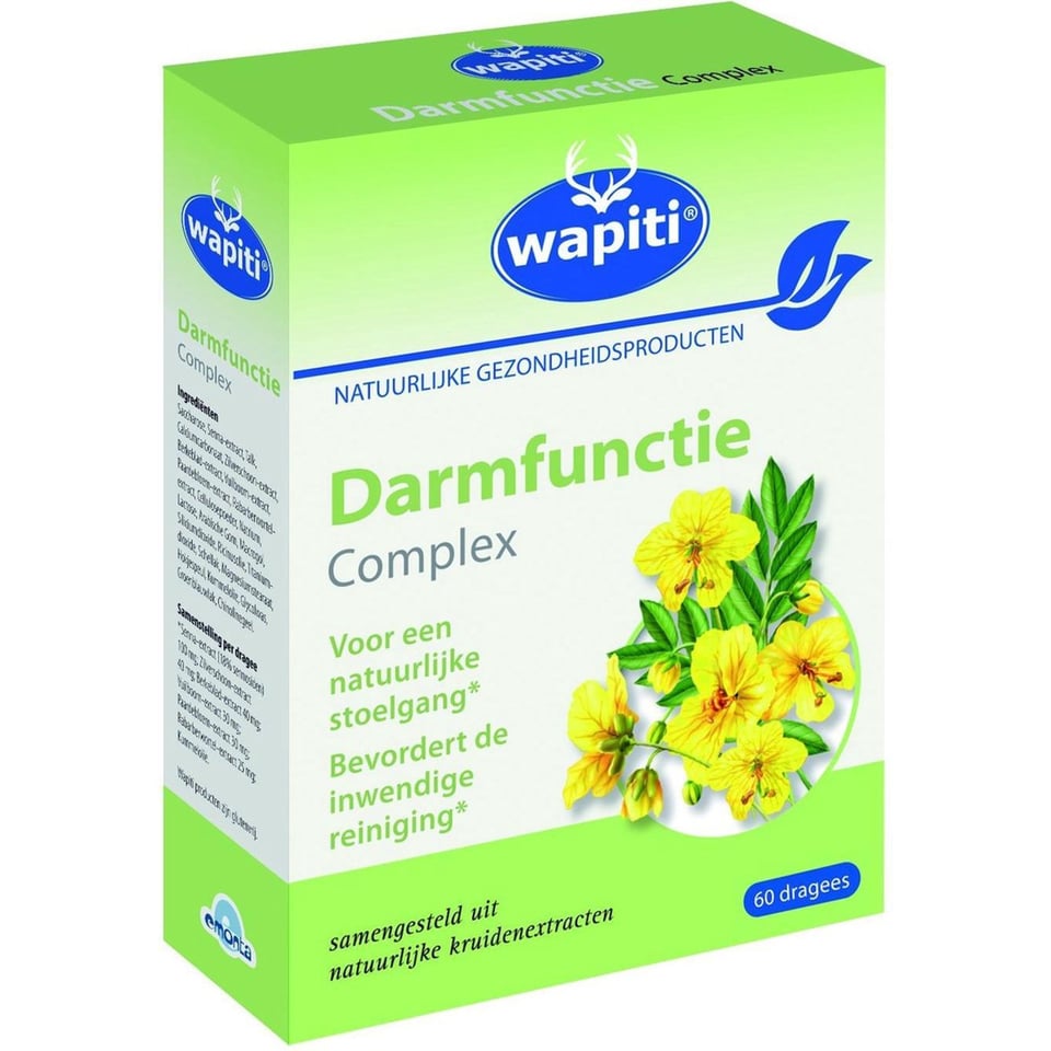 Wapiti Darmfunktie Complex Dragees 40 St